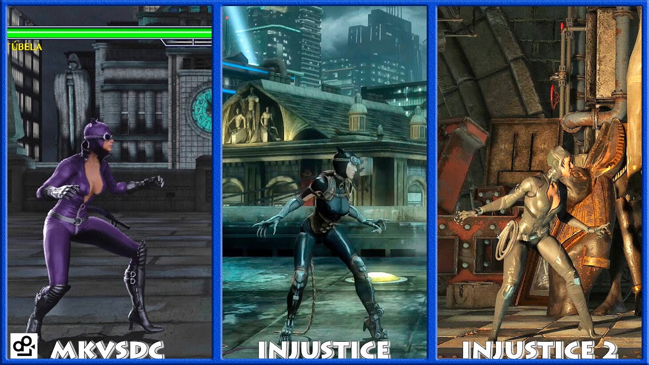 CATWOMAN Graphic Evolution 2008-2017 Injustice DC Universe MKvsDC | XBOX360 PS4 |