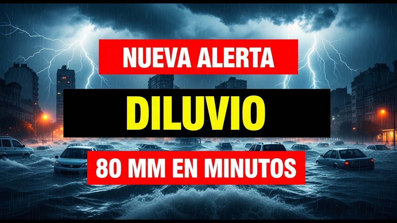 🚨 ALERTA METEOROLÓGICO: tormentas severas azotan el AMBA, San Luis y Santa Fe HOY