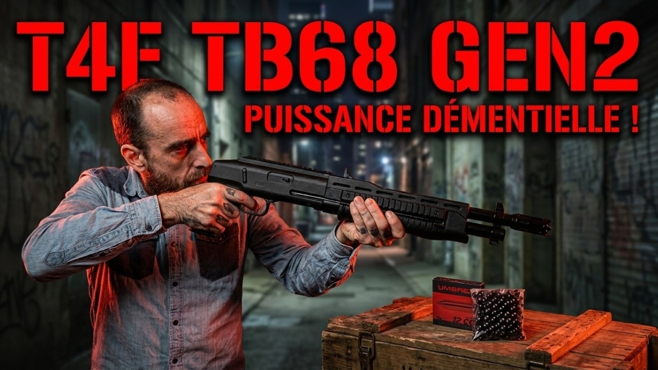 On a testé la puissance du T4E TB68 Gen2 de UMAREX : HALLUCINANT !