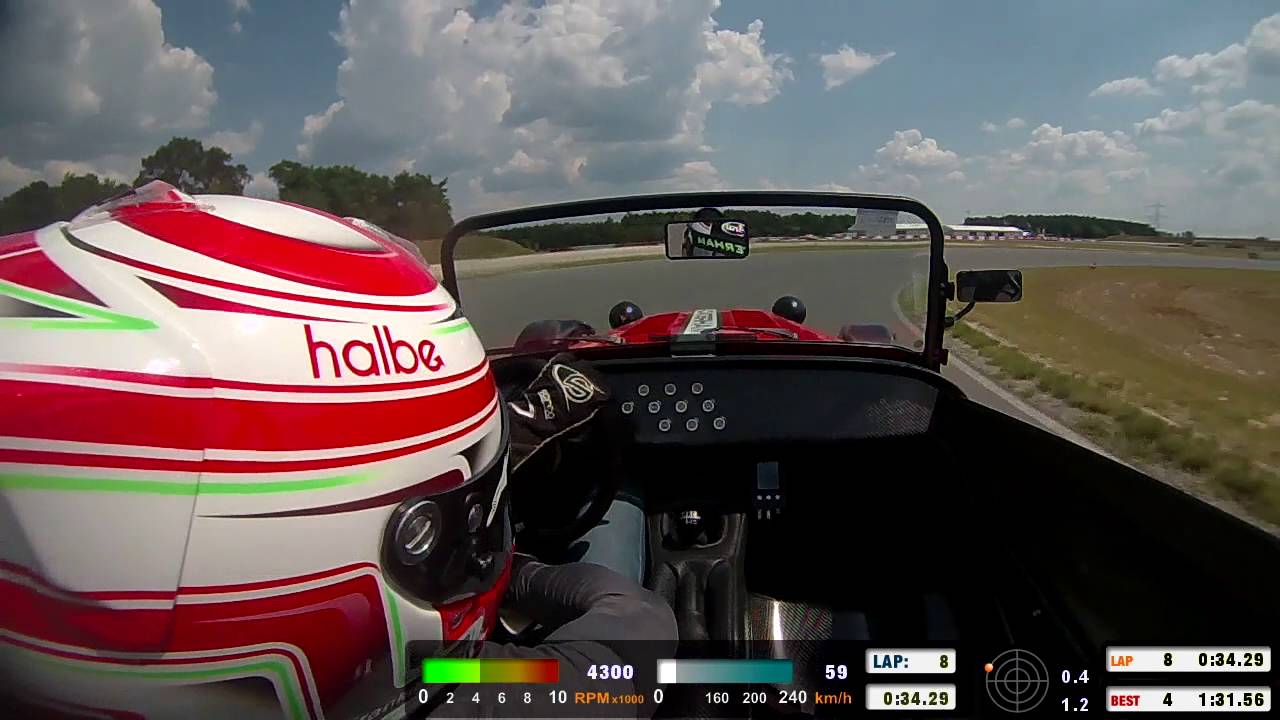 Spreewaldring 1:31 Caterham 485 AIM Smarty Cam HD GP
