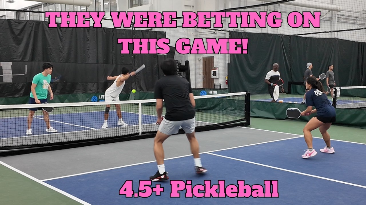 They were betting on this game! (4.5+ Pickleball)