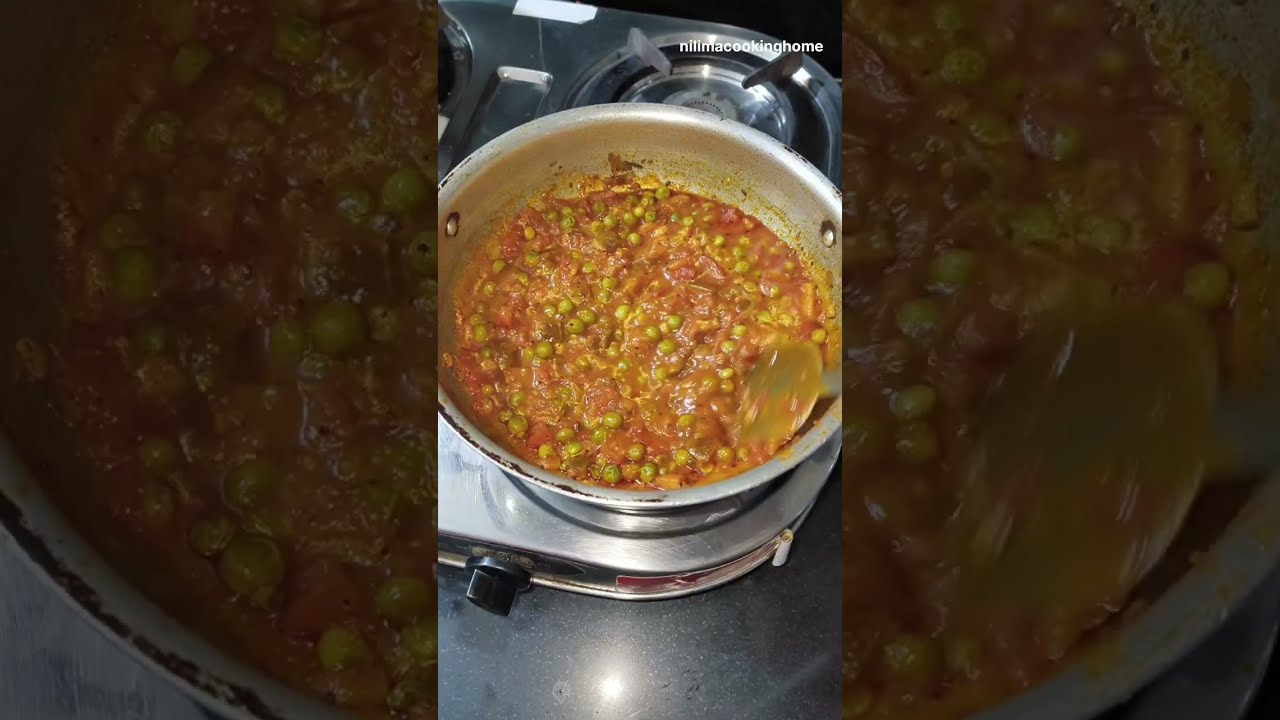 आज डिनर में सबको बहुत पसंद आई स्वादिष्ट मटर पनीर की सब्जी| Matar paneer recipe#nilimacookinghome