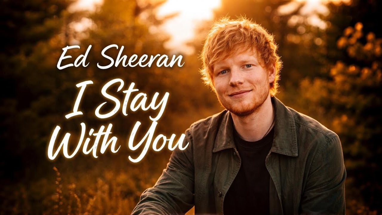 I Stay With You – Emotional Love Song | Heartfelt Acoustic Ballad | Ed Sheeran (lyrics Music Video) 