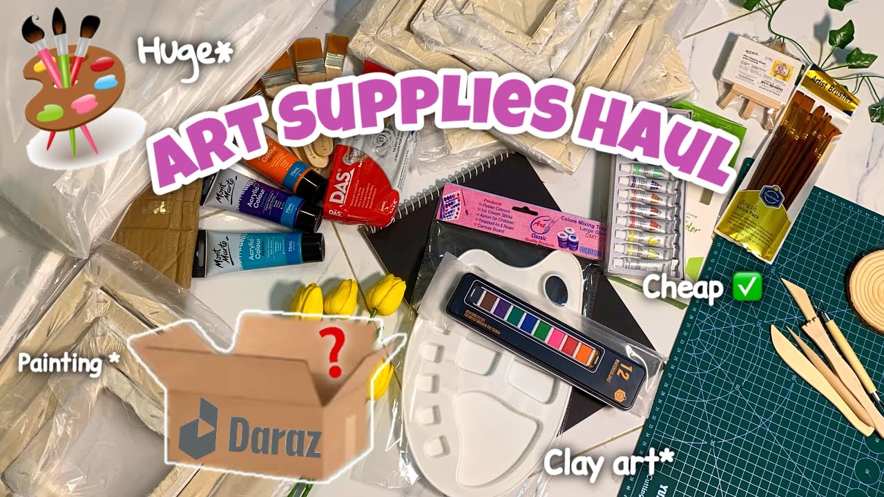 Art supplies Shopping Haul 🛍️🎨🖌️ (Affordable)