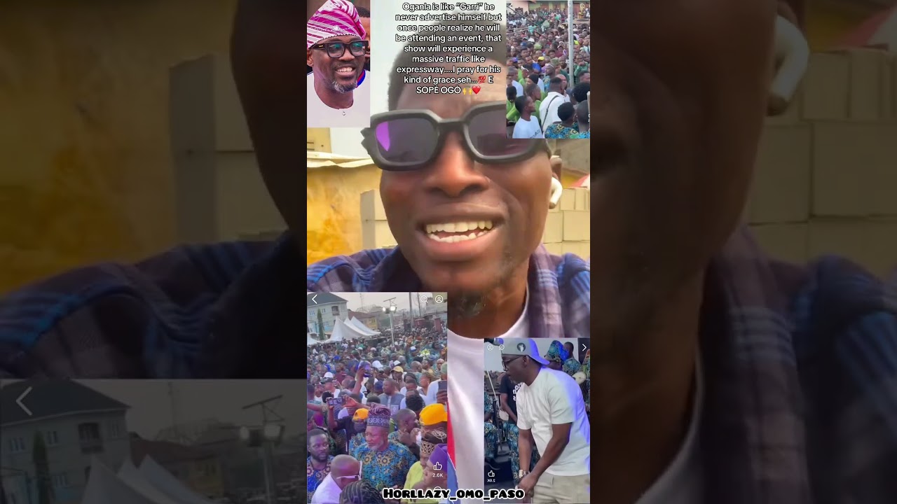 Oganla crowd pulling ability needs to be studied in schools!!! E SOPÈ OGÒ 🙌❤️