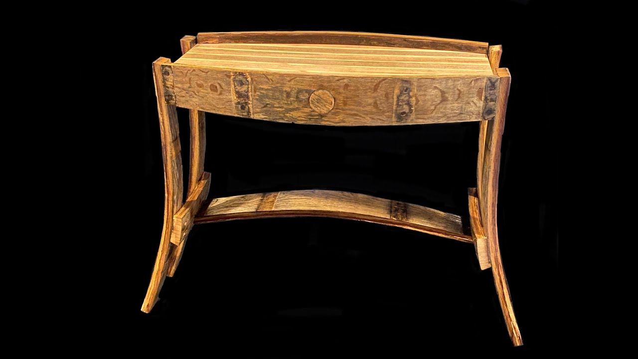 Wine Barrel Table