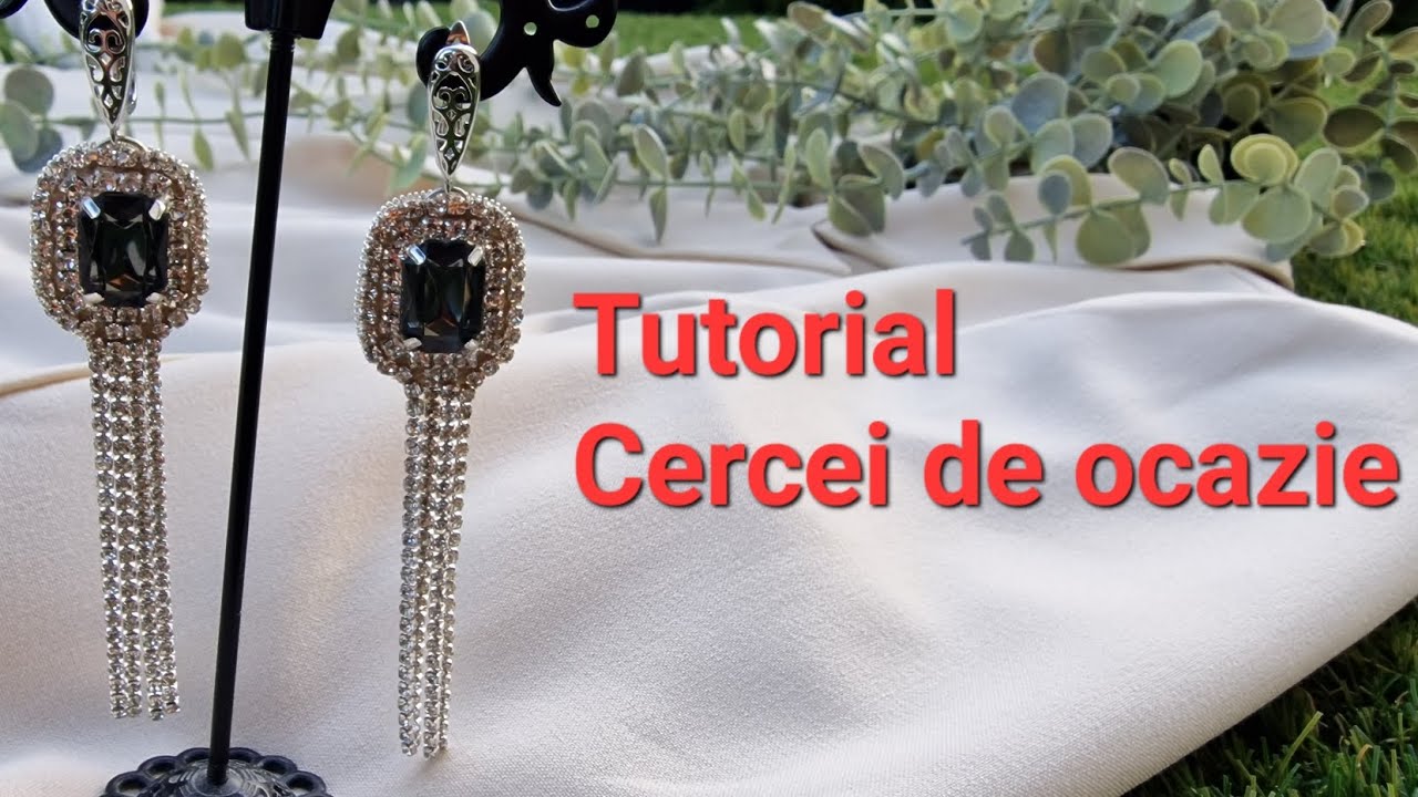 Cercei de ocazie. Tutorial.  #accesorii #handmade #cercei #earings