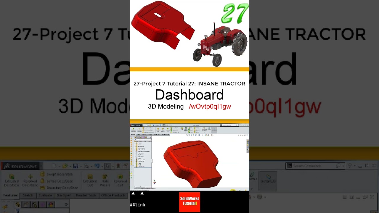 27- 3D Draft |Tractor| Dashboard:  