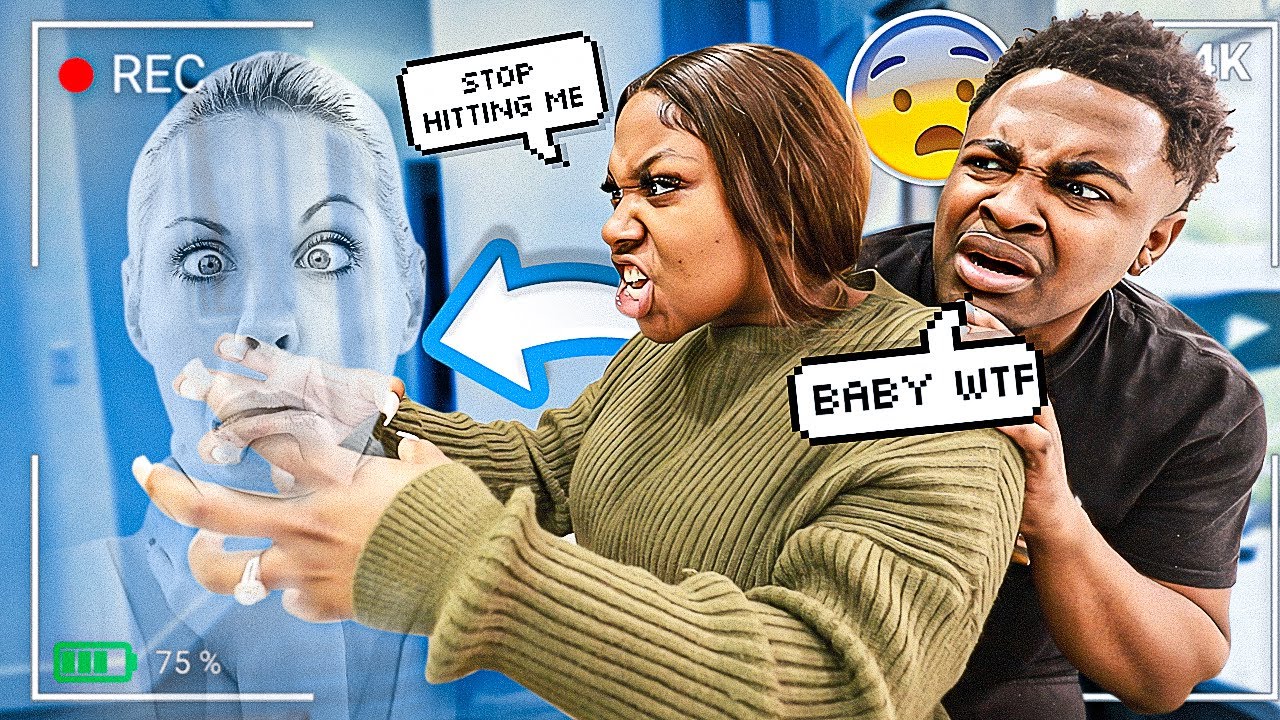 FIGHTING MY IMAGINARY FRIEND In Front Of My Boyfriend To See How He Reacts! *HILARIOUS*