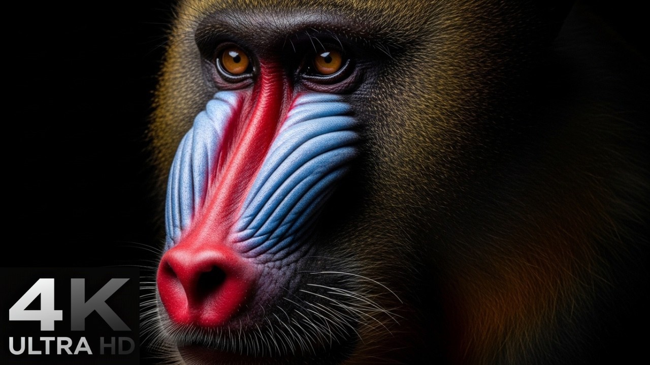 Beautiful Colorful Creature Close Up in Stunning Detail (4K/8K TV)