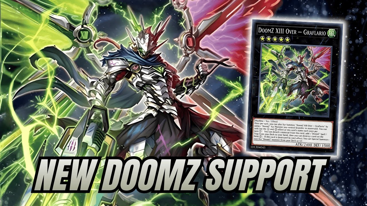 New DoomZ Support Cards! INSANE Combos & YUGIOH Deck Profile