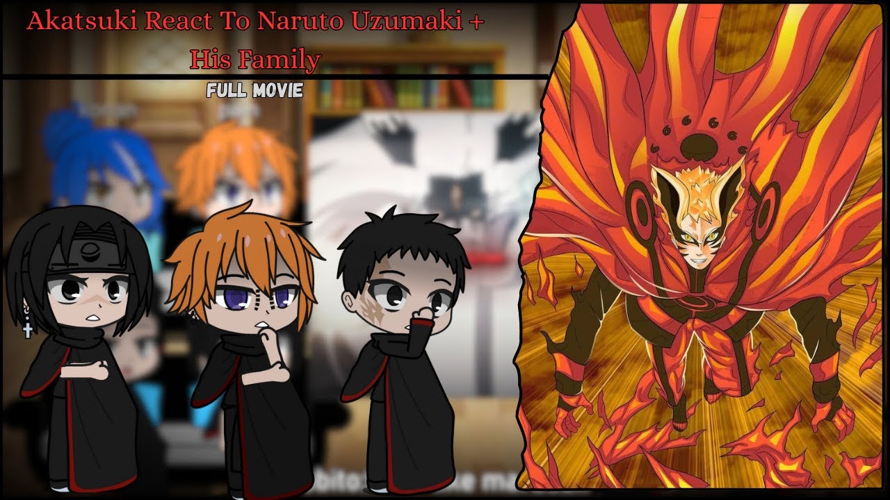 Akatsuki React To Naruto Uzumaki + His Family || movie || #reaction #naruto #anime #akatsuki