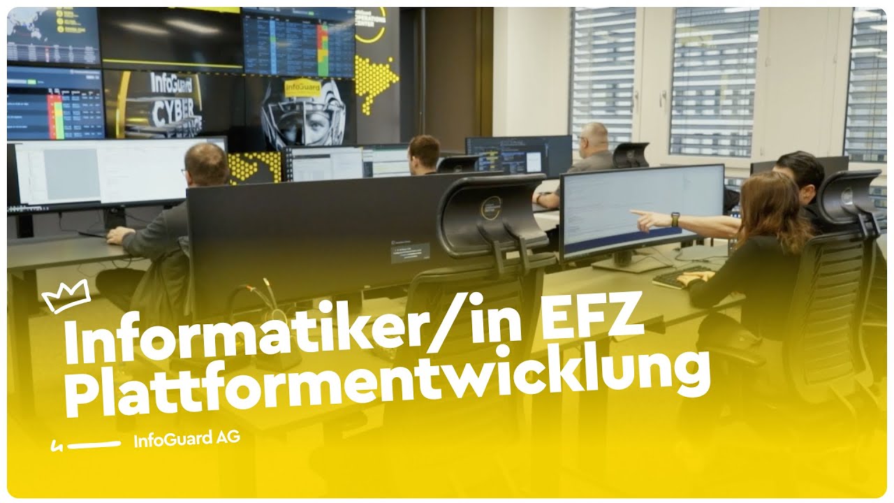 Hacken und Pentesten als Informatiker/in EFZ Plattformentwicklung | Lehrstellenvideo | Yousty