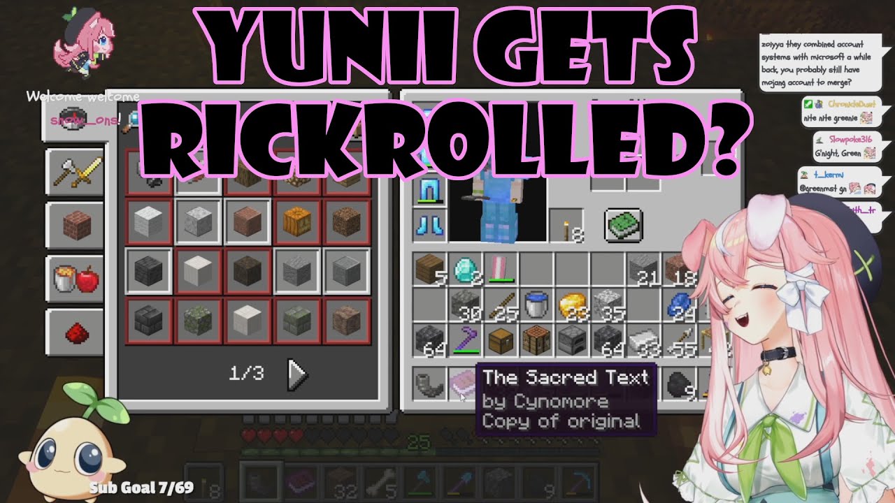 Yunii Gets Rickrolled?