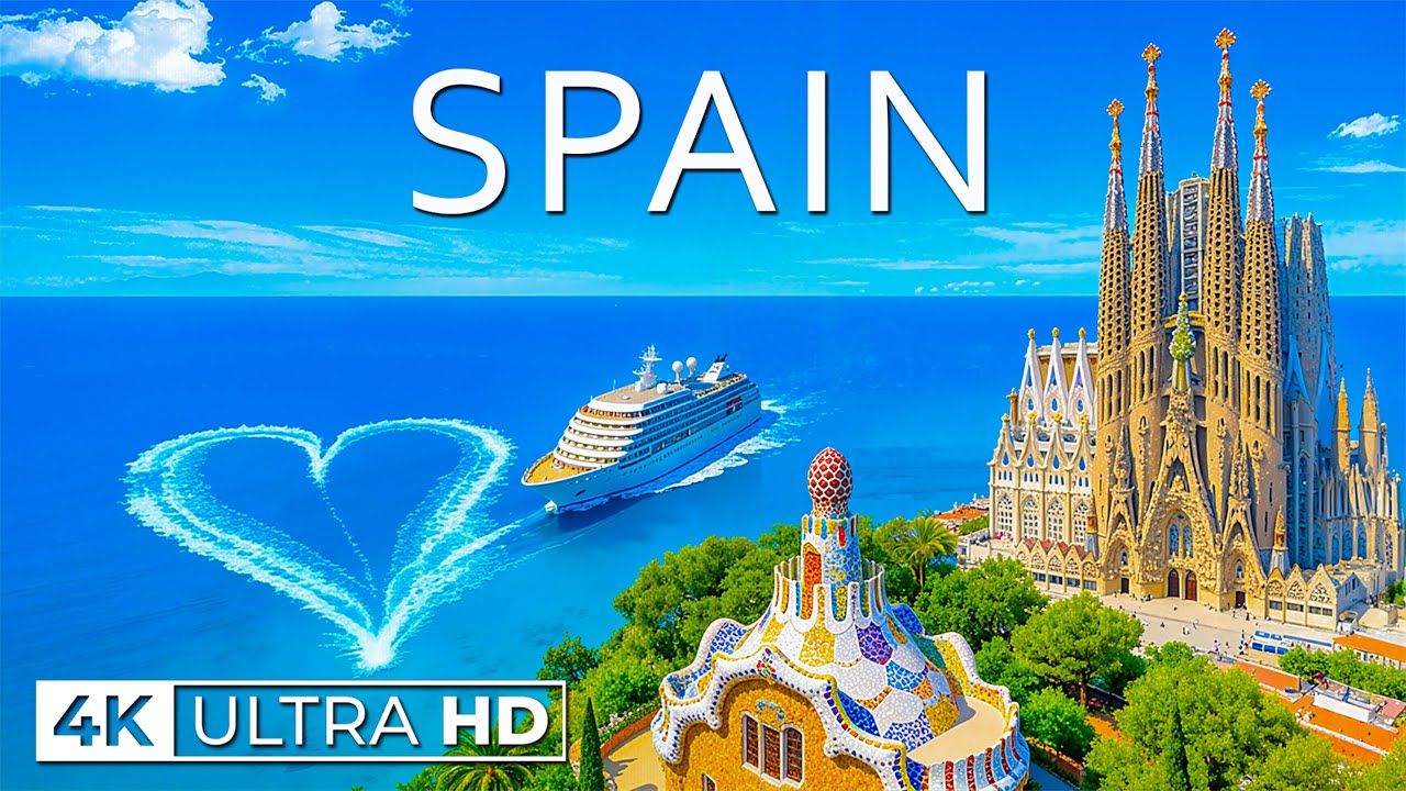 [4K] Испания 2026 🇪🇸 | Саграда Фамилия, побережье Средиземного моря и побег из Deep House