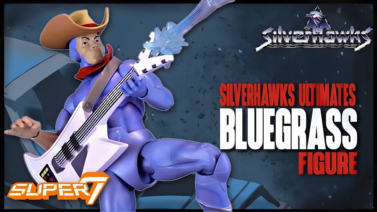 Super7 SilverHawks Ultimates Bluegrass Action Figure @The Review Spot