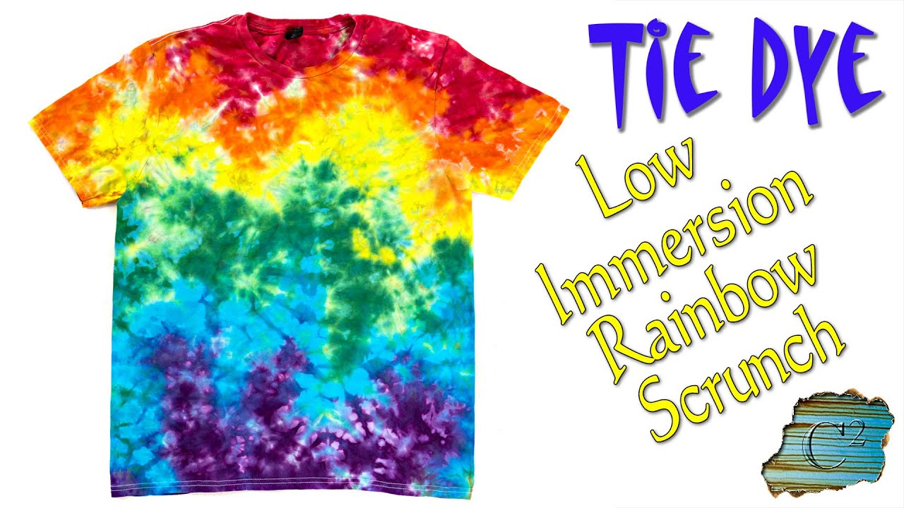 Tie Dye:  Quick & Simple Rainbow [Low Immersion Dye]
