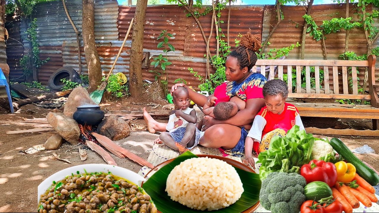 African Village Mum 