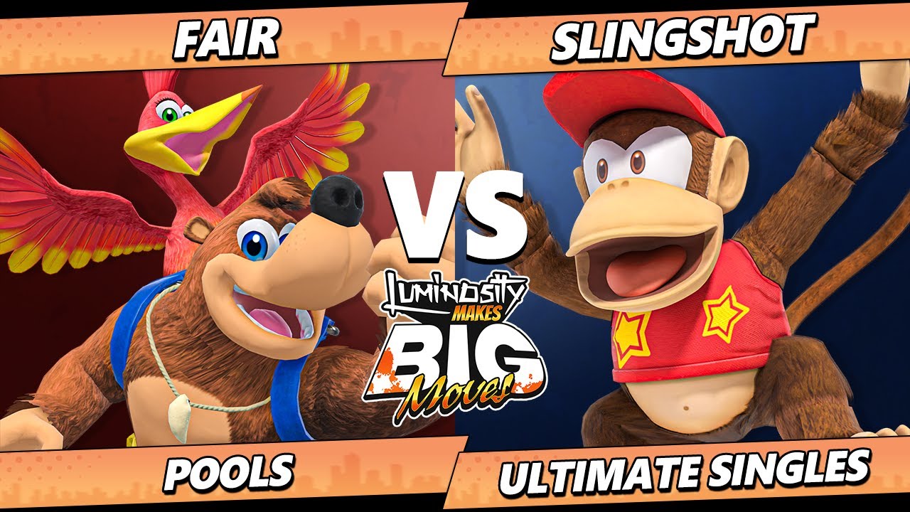 LMBM 2024 - fair (Banjo Kazooie) Vs. Slingshot (Diddy Kong) Smash Ultimate - SSBU