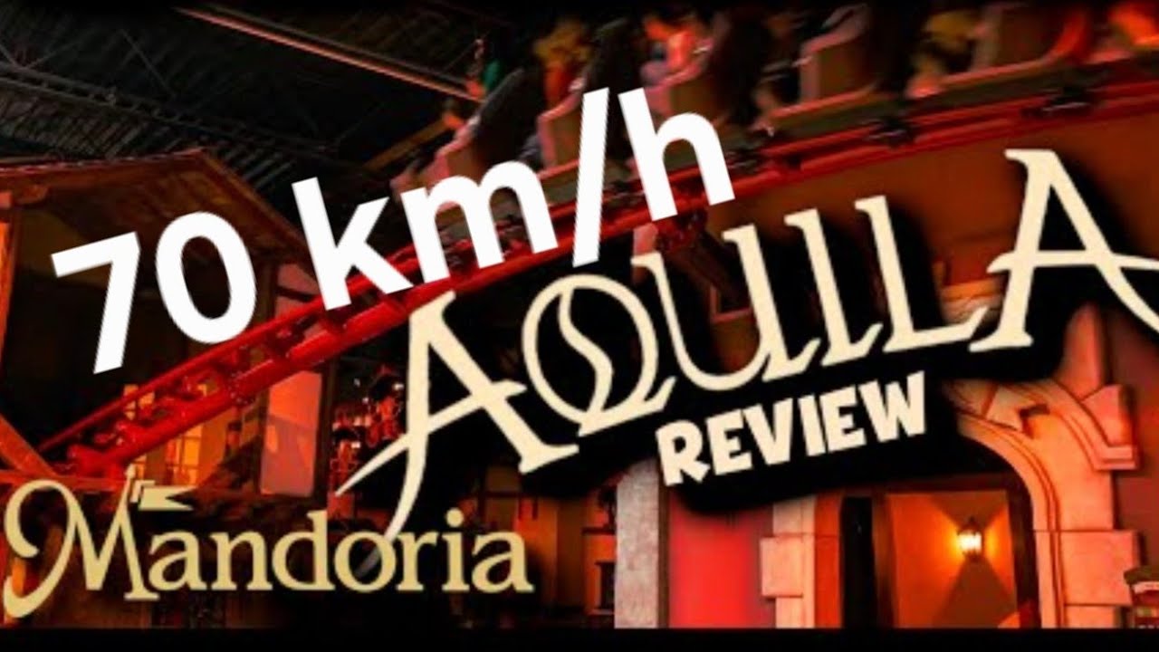 Rollercoaster Aquila 70km/h Mandoria 4K 2025