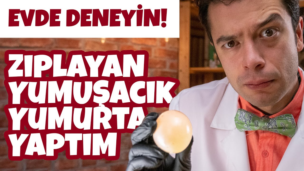 Zıplayan, Yumuşacık Yumurta Yaptım - Evde Deneyin!