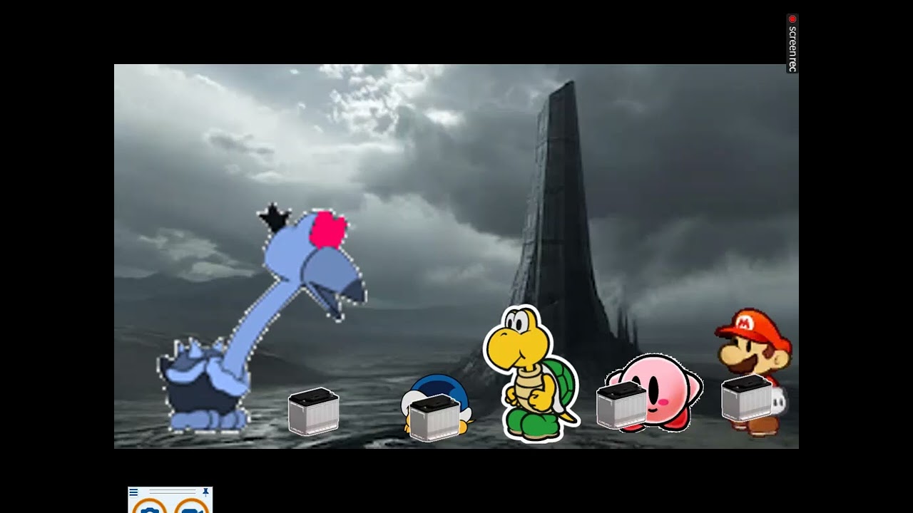 Paper Mario The Incoming Battle Blitz 2 Season 1 Episode 5 Dark Cobalt Paper Conkdor