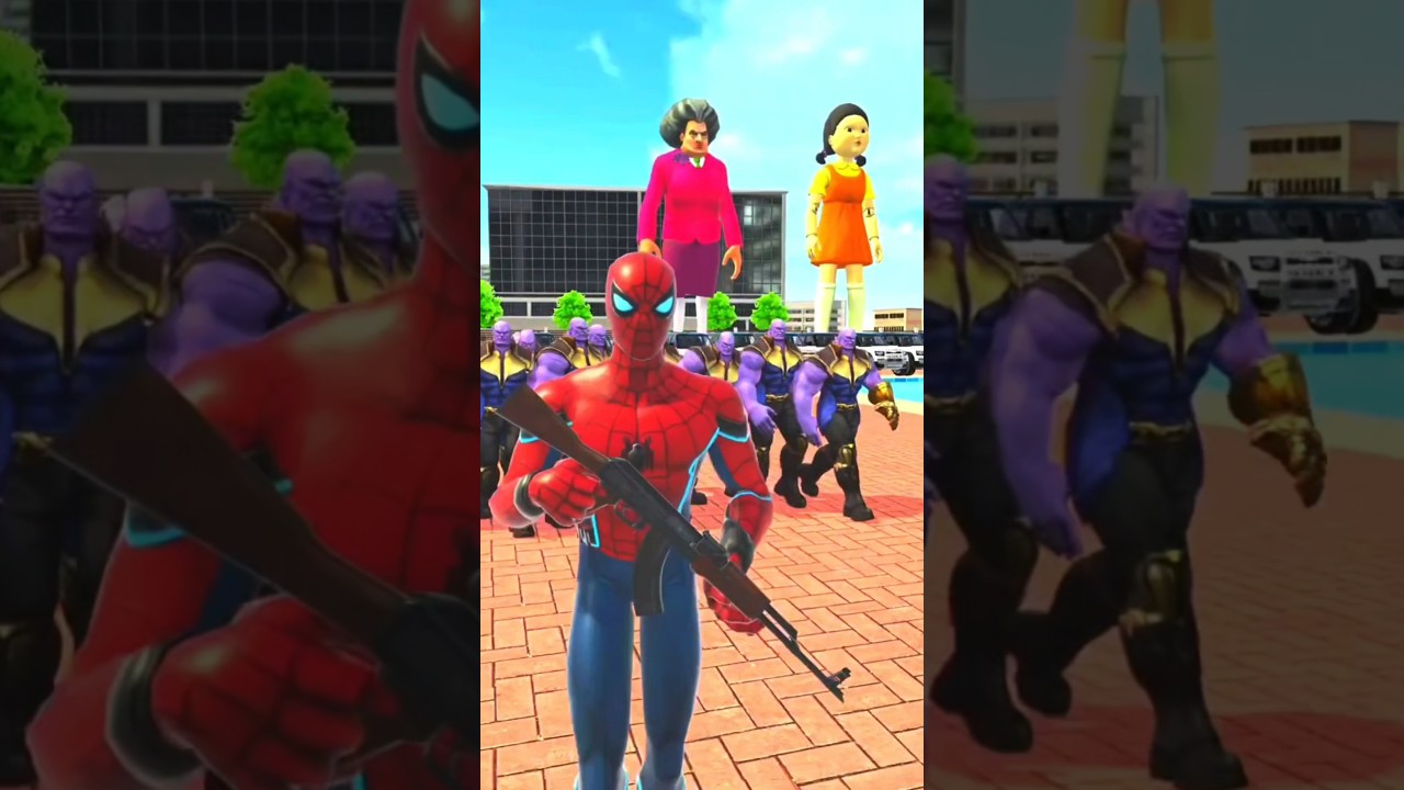 🔥 SPIDERMAN vs IRON MAN &ndash; ULTIMATE SUPERHERO BATTLE! 😱💥 #shorts