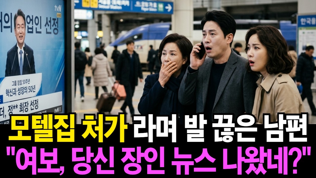 모텔집이라며 처가 발 끊은 남편, 서울역 전광판에 장인 얼굴이 뜨자...ㅣ고부갈등ㅣ명절사연ㅣ반전사연ㅣ사연라디오ㅣ오디오북