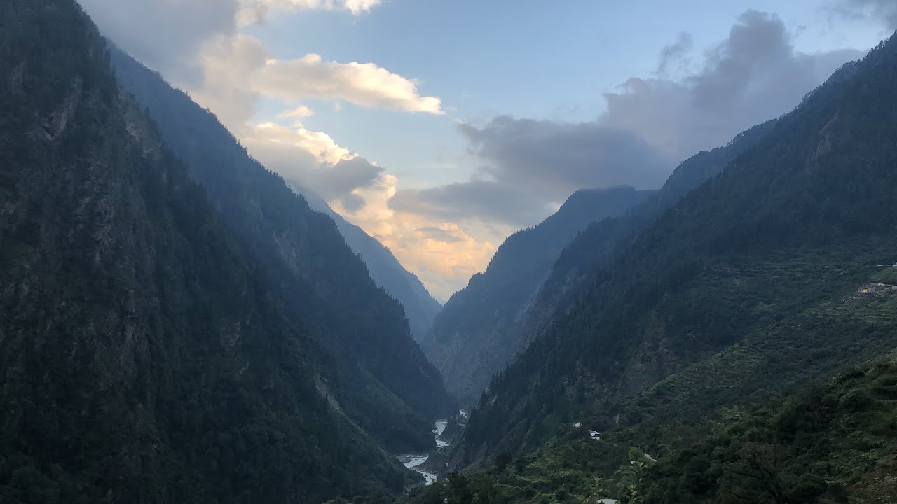 Harshil Valley - A journey where road touches the sky and flows with the river through mountains