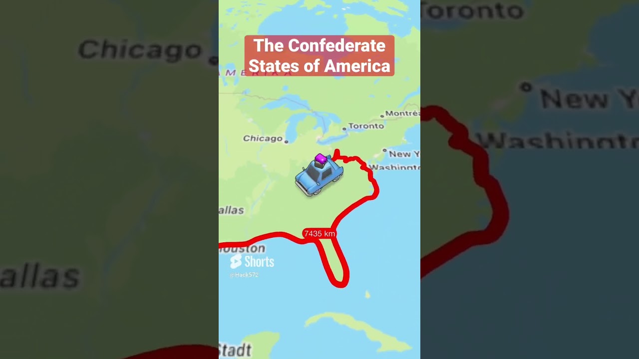 The Confederate States of America #history #map #mapping #america