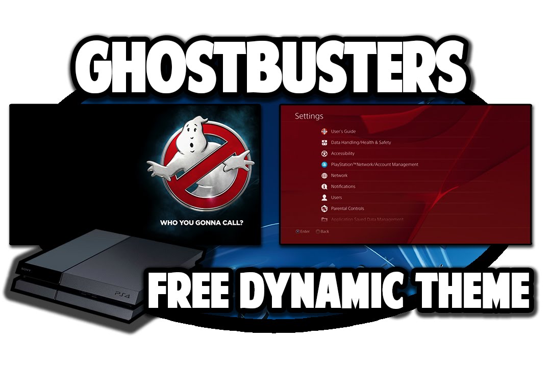 [PS4 THEMES] Ghost Busters Free Dynamic Theme Video in 60FPS