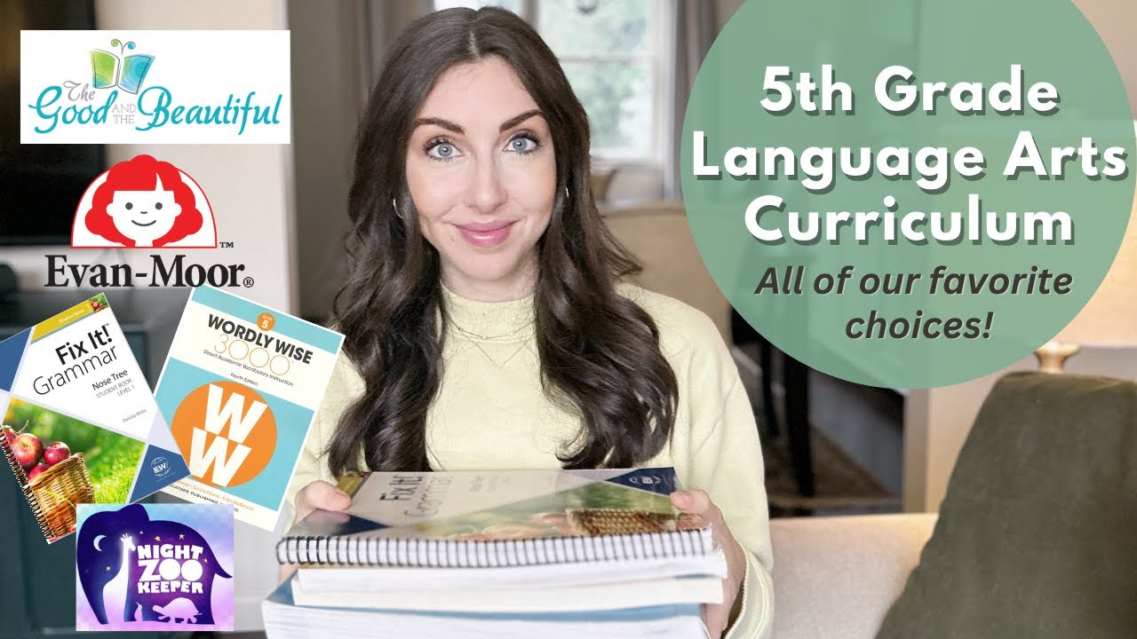 How we do 5th grade LA in our homeschool - our curriculum favorite choices so far!