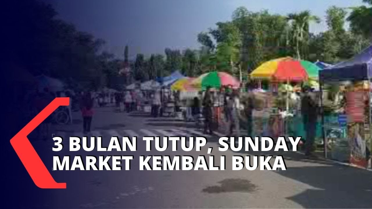 Jelang New Normal, Sunday Market di Madiun Kembali Buka