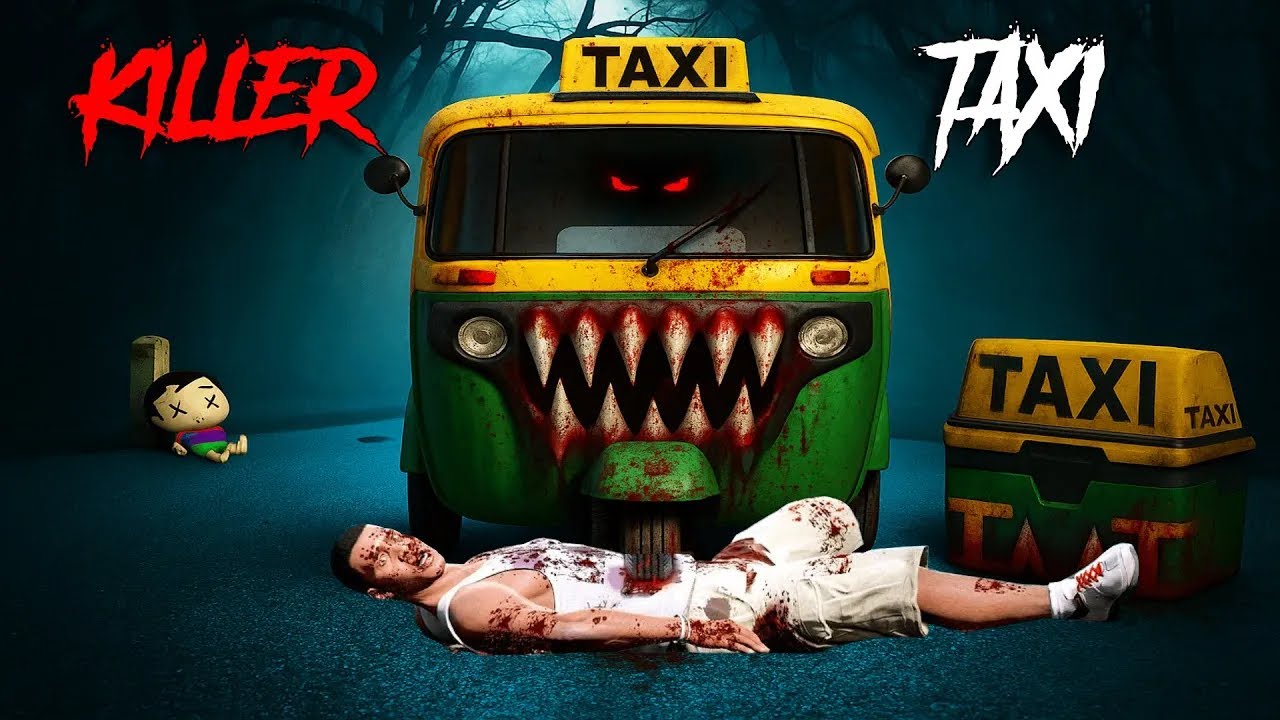 Franklin & Shinchan Found A Dangerous Cursed Killer auto In GTA 5 !
