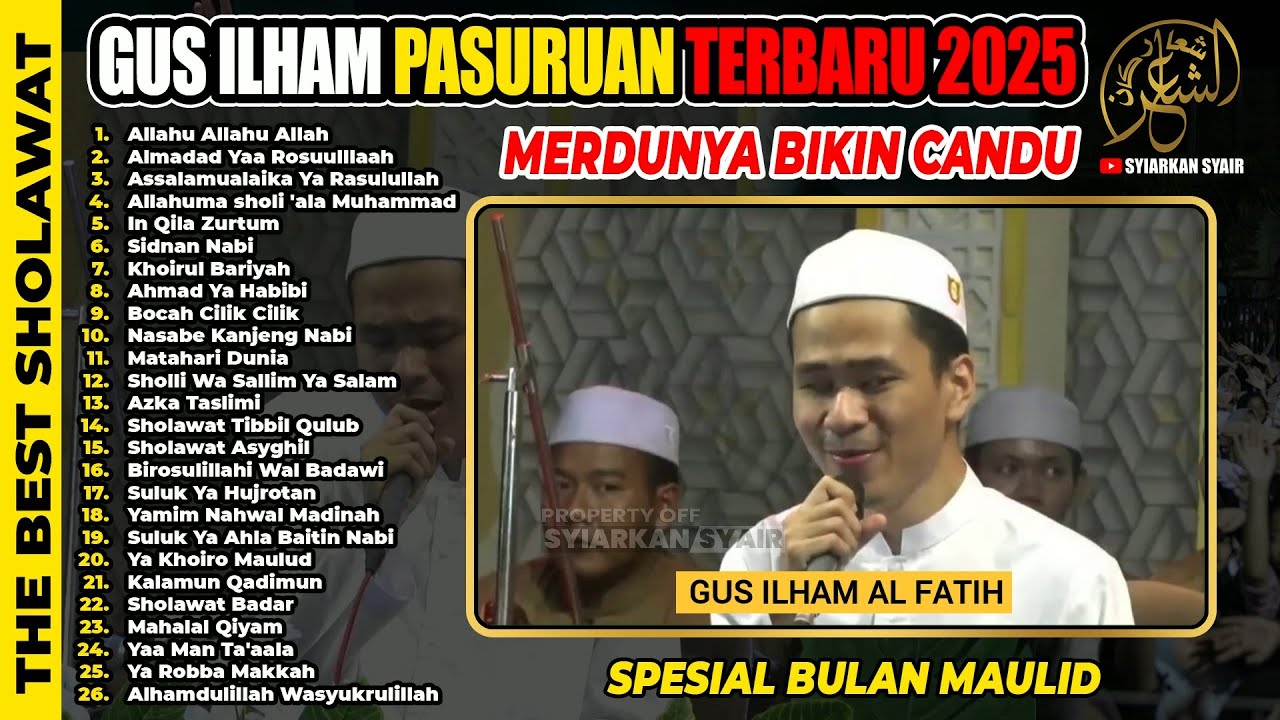 FULL LAGU QOSIDAH PILIHAN GUS ILHAM AL FATIH PASURAN - Merdunya Bikin Candu !!