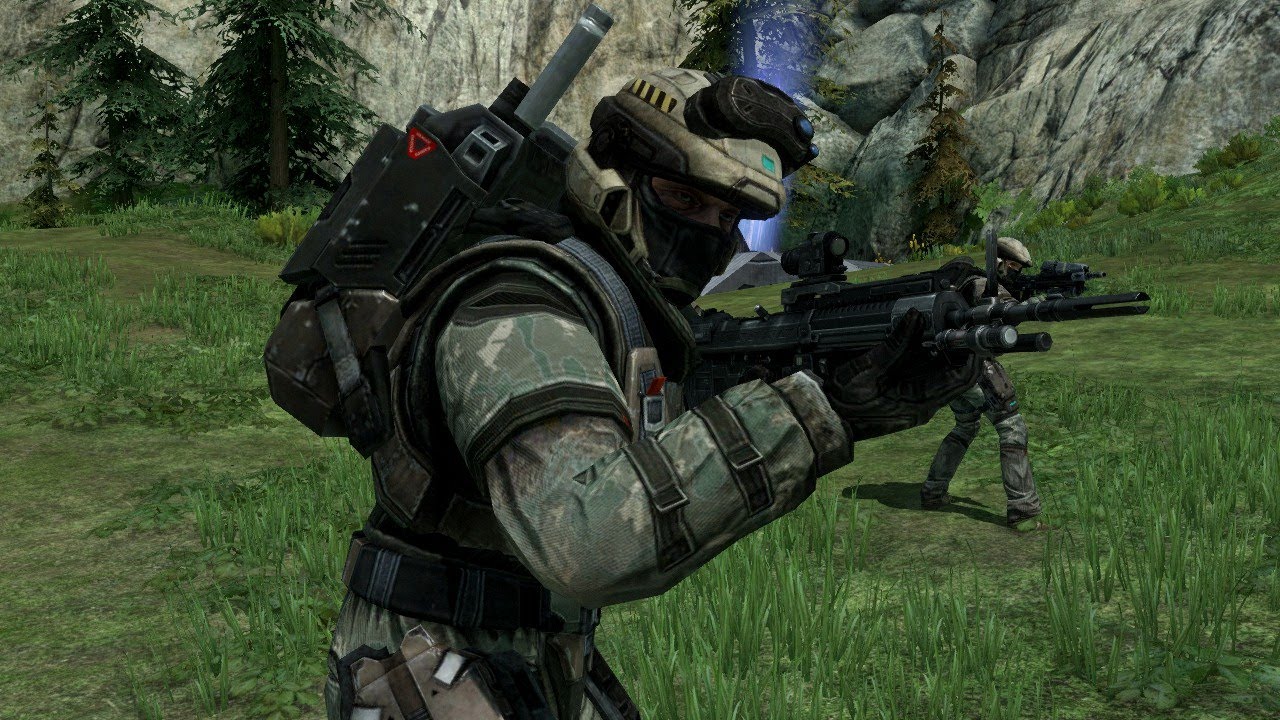 UNSC vs Covenant - Halo Reach NPC Wars #1