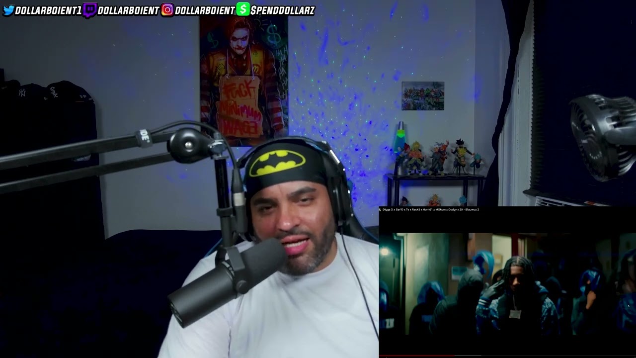 Digga D x Sav’O x Ty x Rack5 x Horrid1 x MSkum - Bluuwuu 2 | AMERICAN REACTION