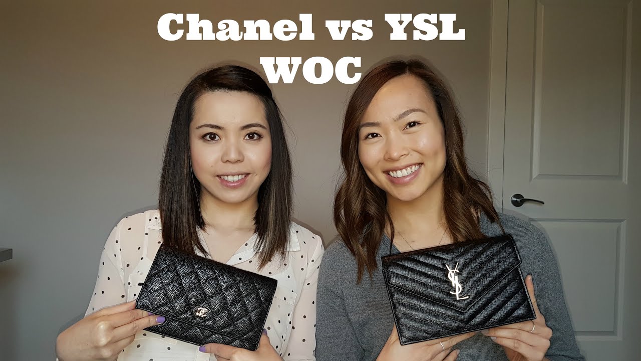What's in our Bags | Chanel WOC vs YSL WOC