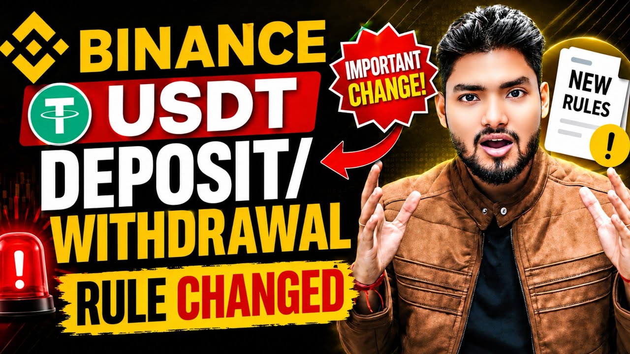 Watch this Before Doing Deposit & Withdrawal USDT in Binance🚨BIG NEWS