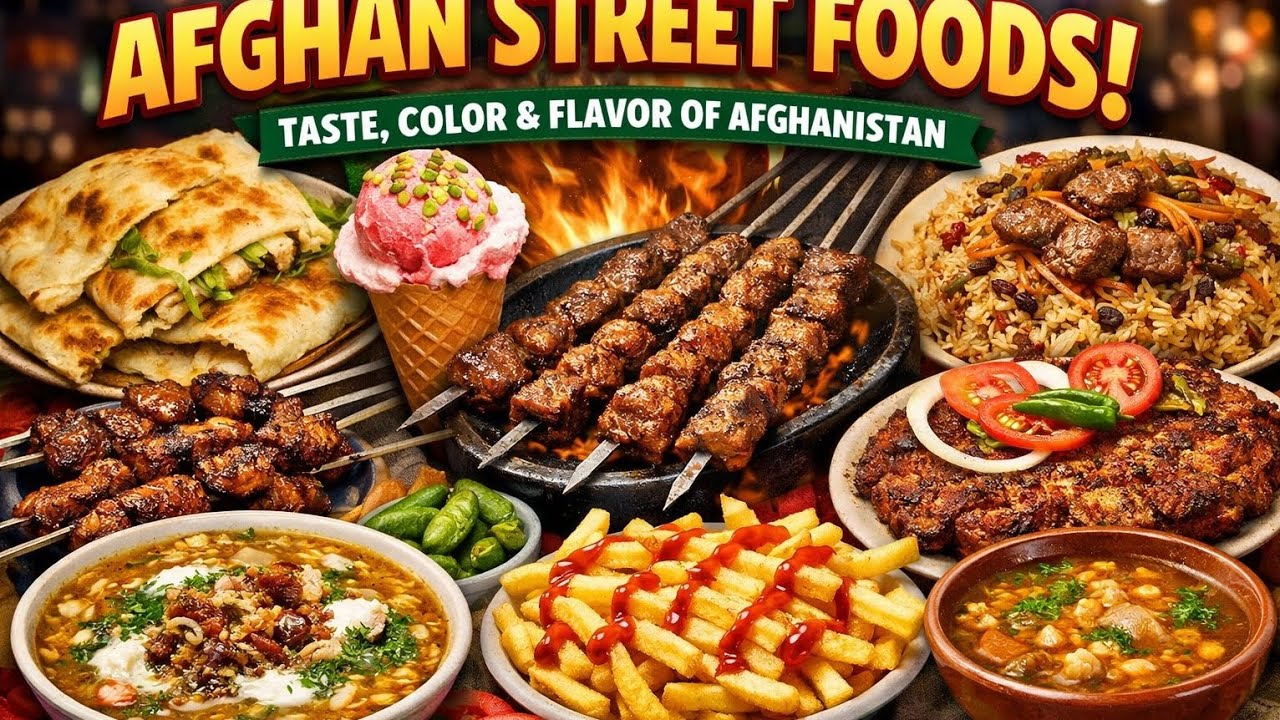 Exploring Afghan Street Foods 🇦🇫 | Malang Pulao, Yakhni, Chicken Soup & Traditional Bread