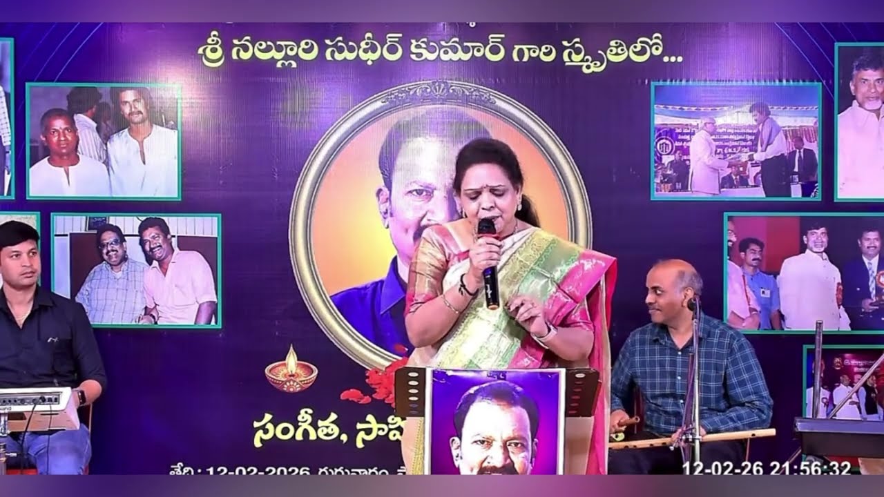 Paying Tributes to Sri Nalluri Sudhir Kumar🙏🙏