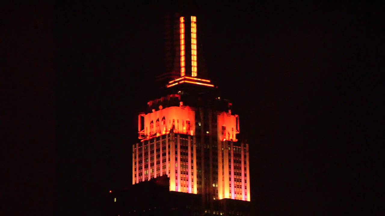 Empire State Building Light Show