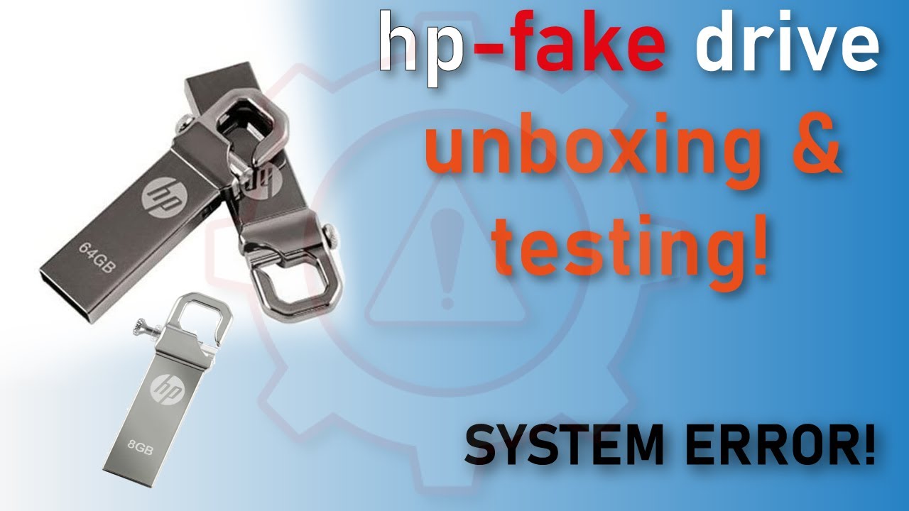 Pendrive | HP Flash drive | USB Pendrive | Fake HP Flash drive unboxing and testing -SYSTEM ERROR