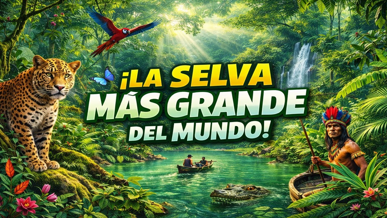 EXPLORANDO EL AMAZONAS LA SELVA MAS GRANDE DEL MUNDO 🌍
