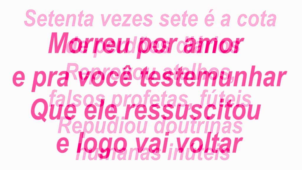 TESTEMUNHE PREGADOR LUO LETRA