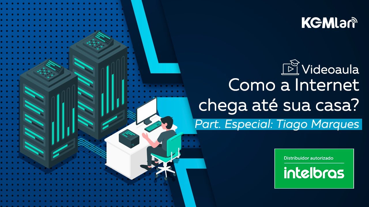 Como a internet chega até sua casa!