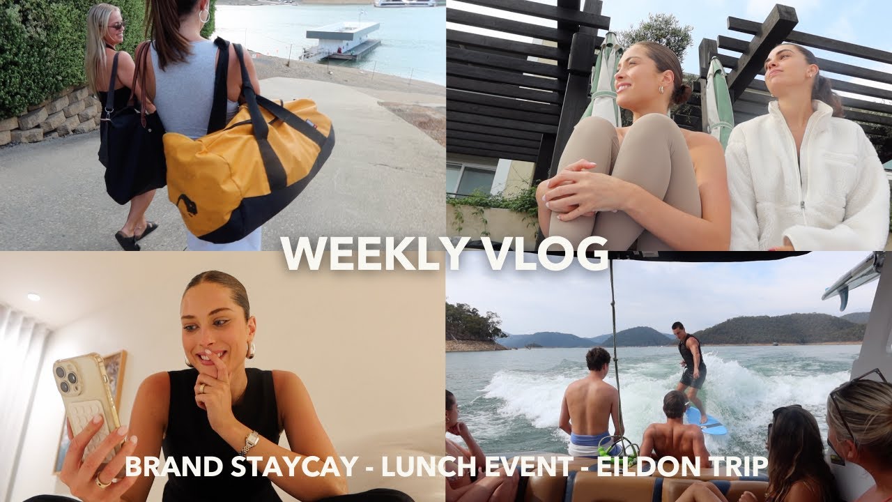 WEEKLY VLOG | Brand Staycay - Lunch Event - Eildon Trip