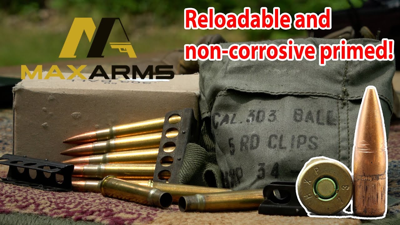 303 British, 174gr FMJ, HXP Surplus