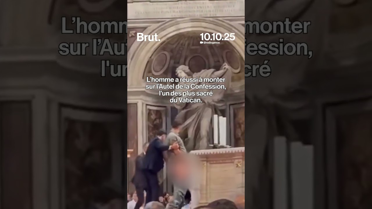 Un homme a urin&eacute; sur l'autel de la basilique Saint-Pierre, au Vatican, pendant une messe.