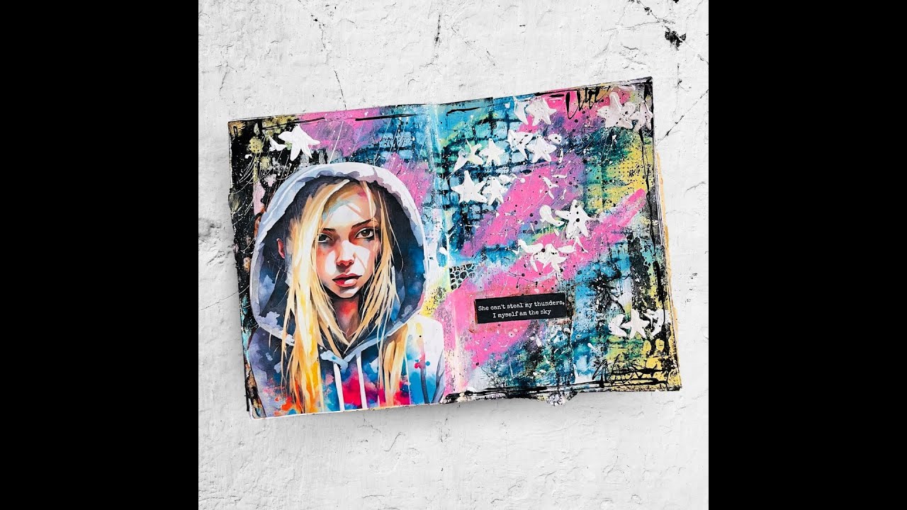 Art journal process #144